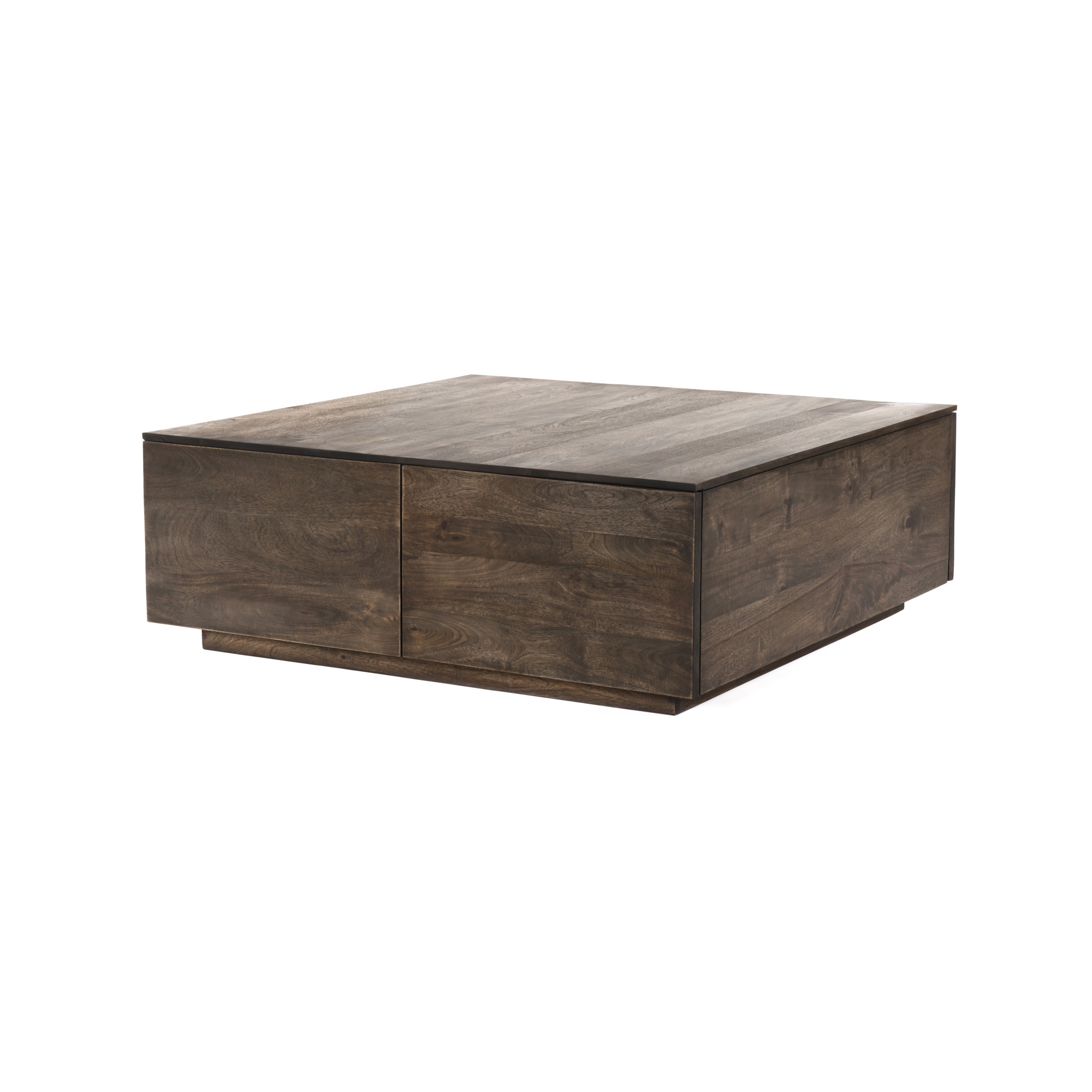 Duncan Storage Coffee Table In Aged Brown