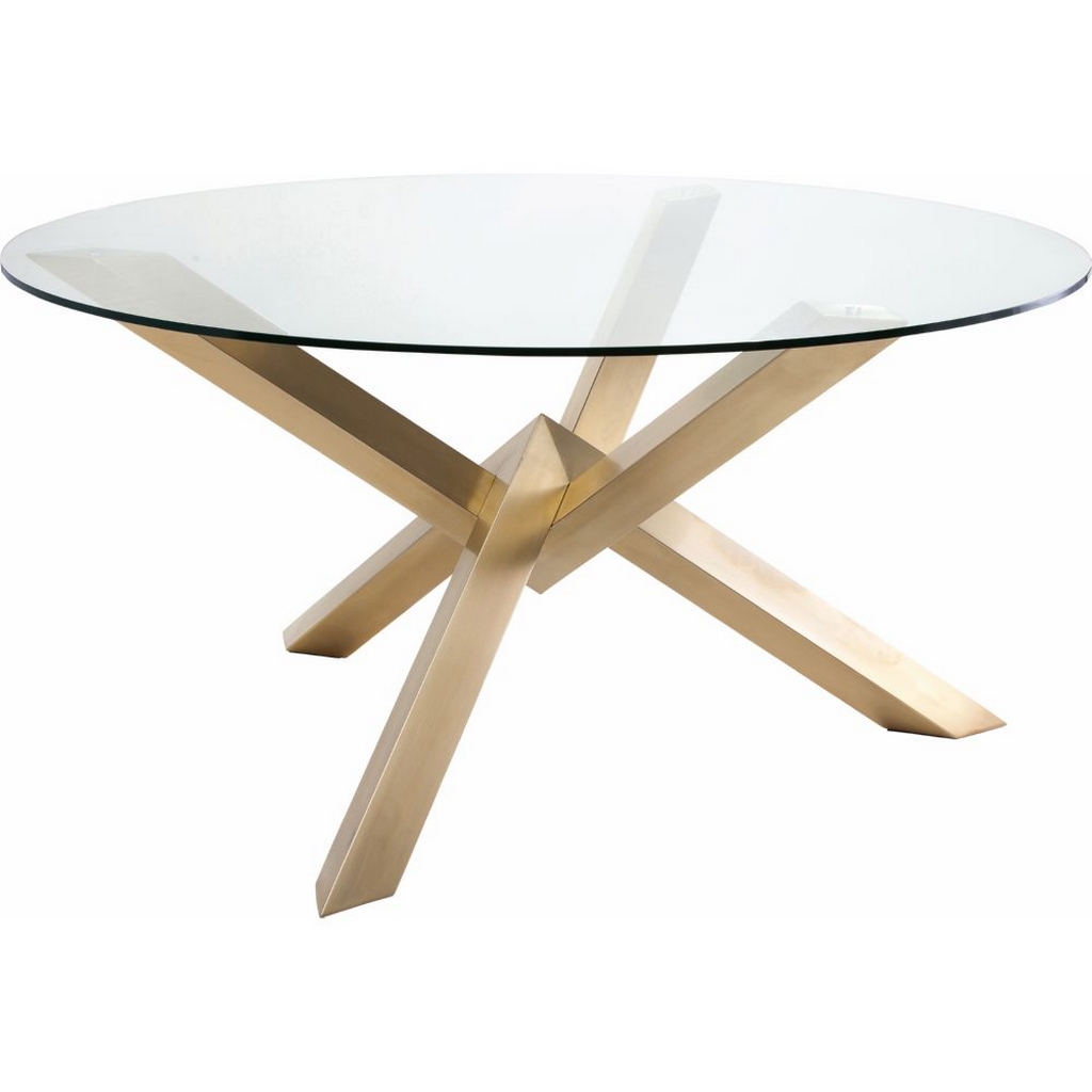 Diego Dining Table, Gold