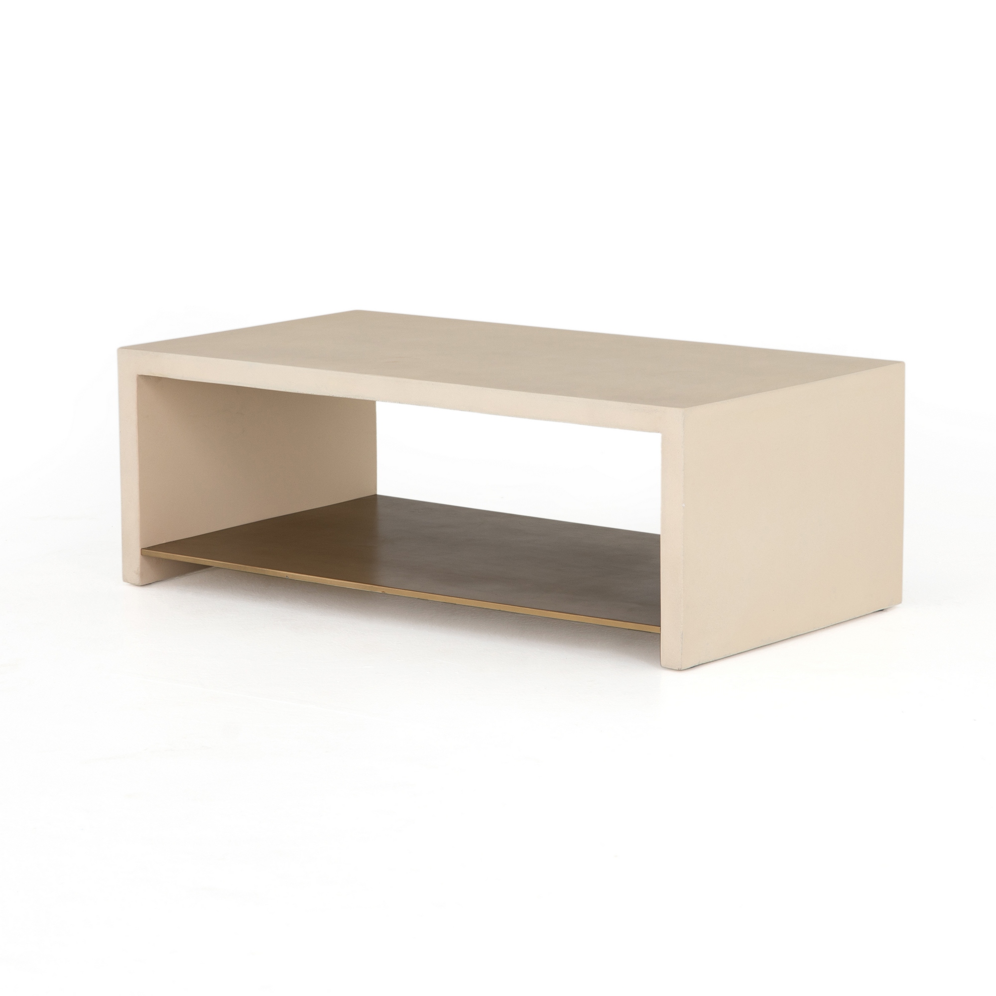 Hugo Coffee Table-Parchment White