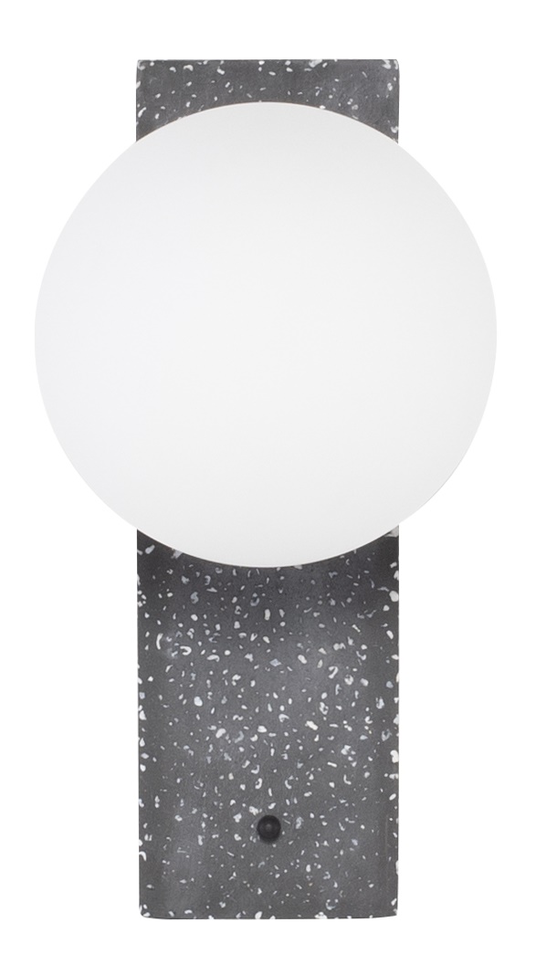 NANI SCONCE LIGHTING in WHITE GLASS with GALAXY BODY