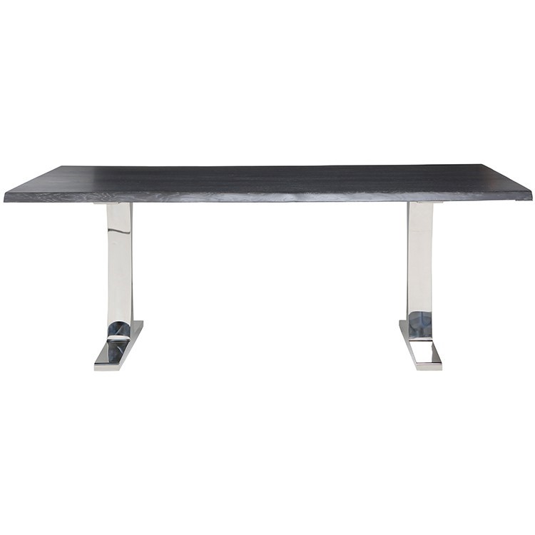 Romero Dining Table, Oxidized Grey
