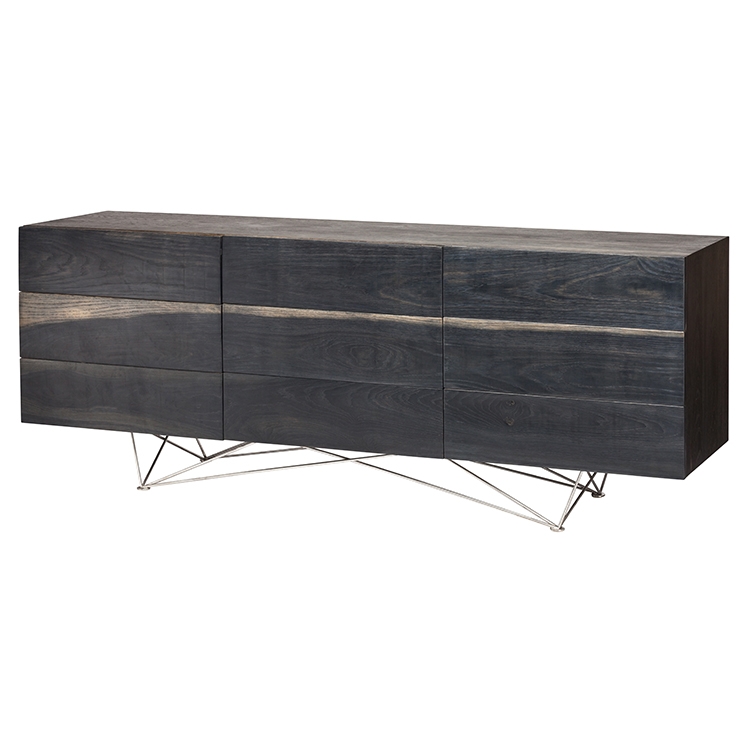 Emile Cabinet, Ebonized Oak