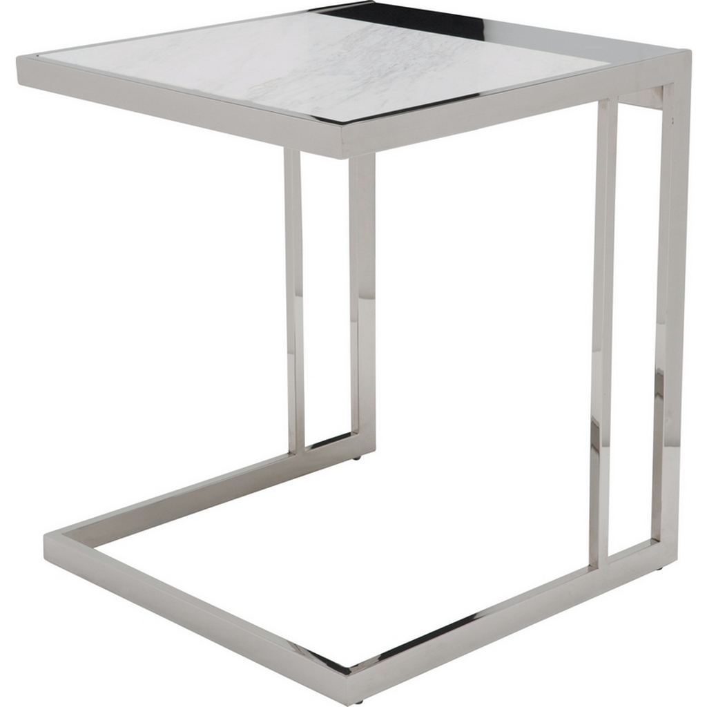 Davis Side Table, White