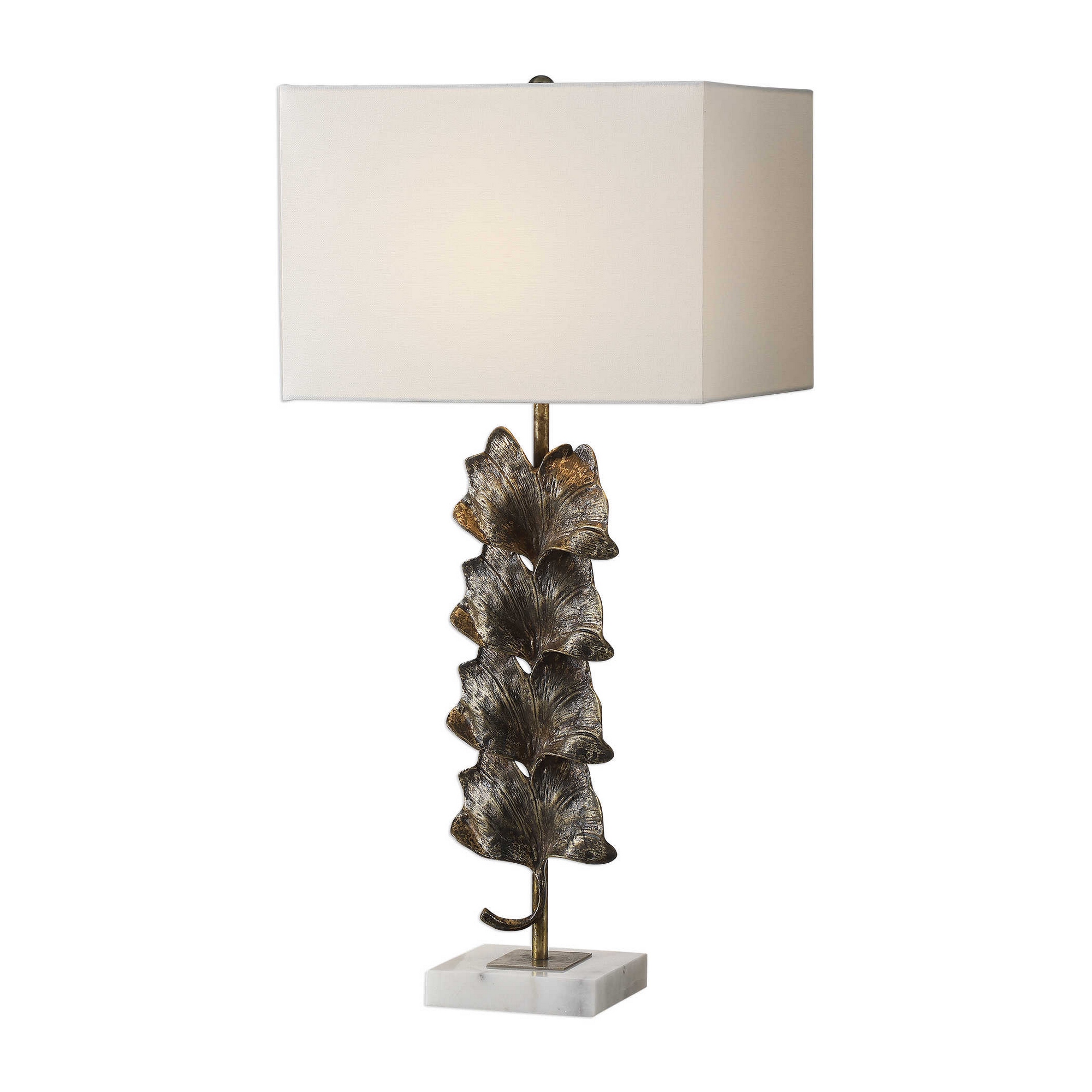 Clove Stem Buffet Table Lamp (Black Shade)