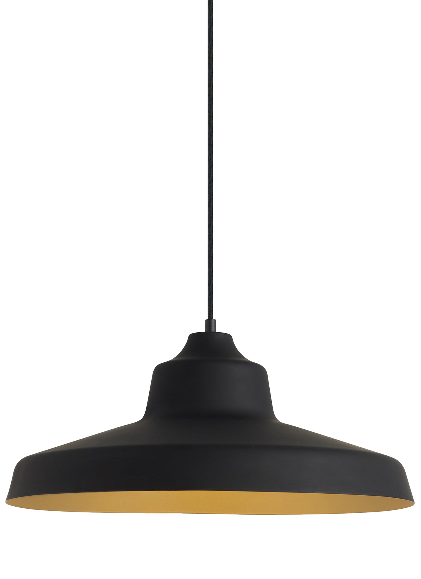 Zevo Pendant Lamp In Black/Gold