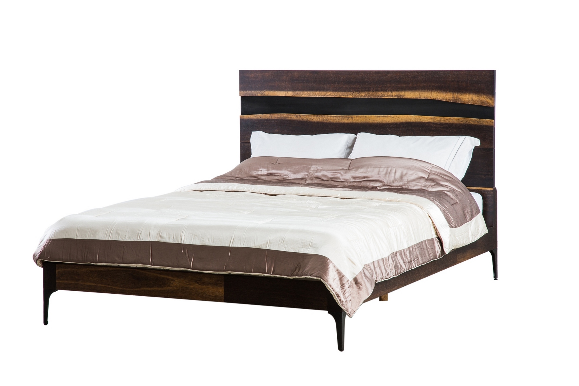 PRANA SEARED WOOD QUEEN BED