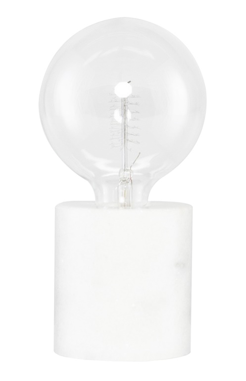 PIA TABLE LIGHTING in WHITE STONE