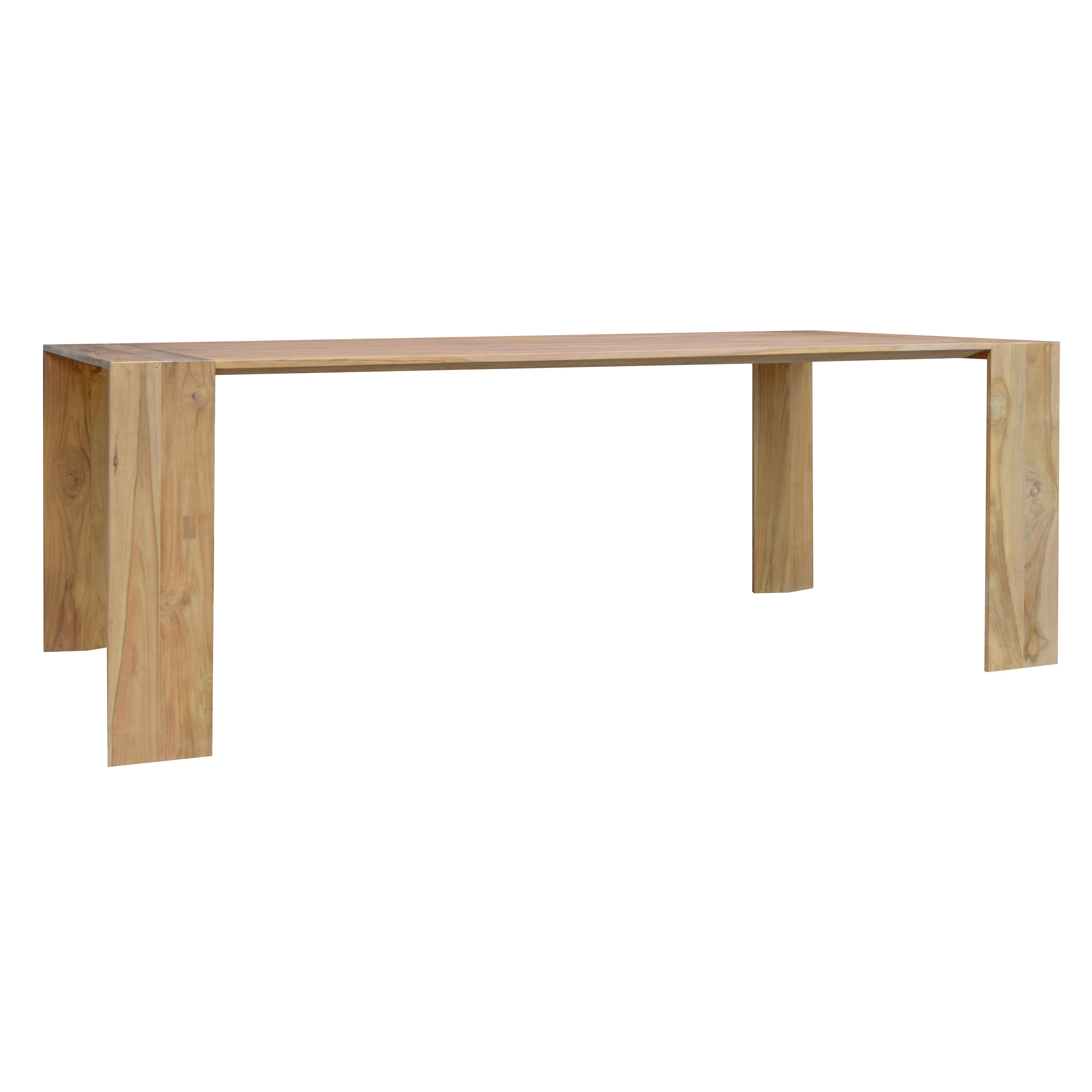 MIRRIAM DINING TABLE in NATURAL WITH WATER BASE SEALED
