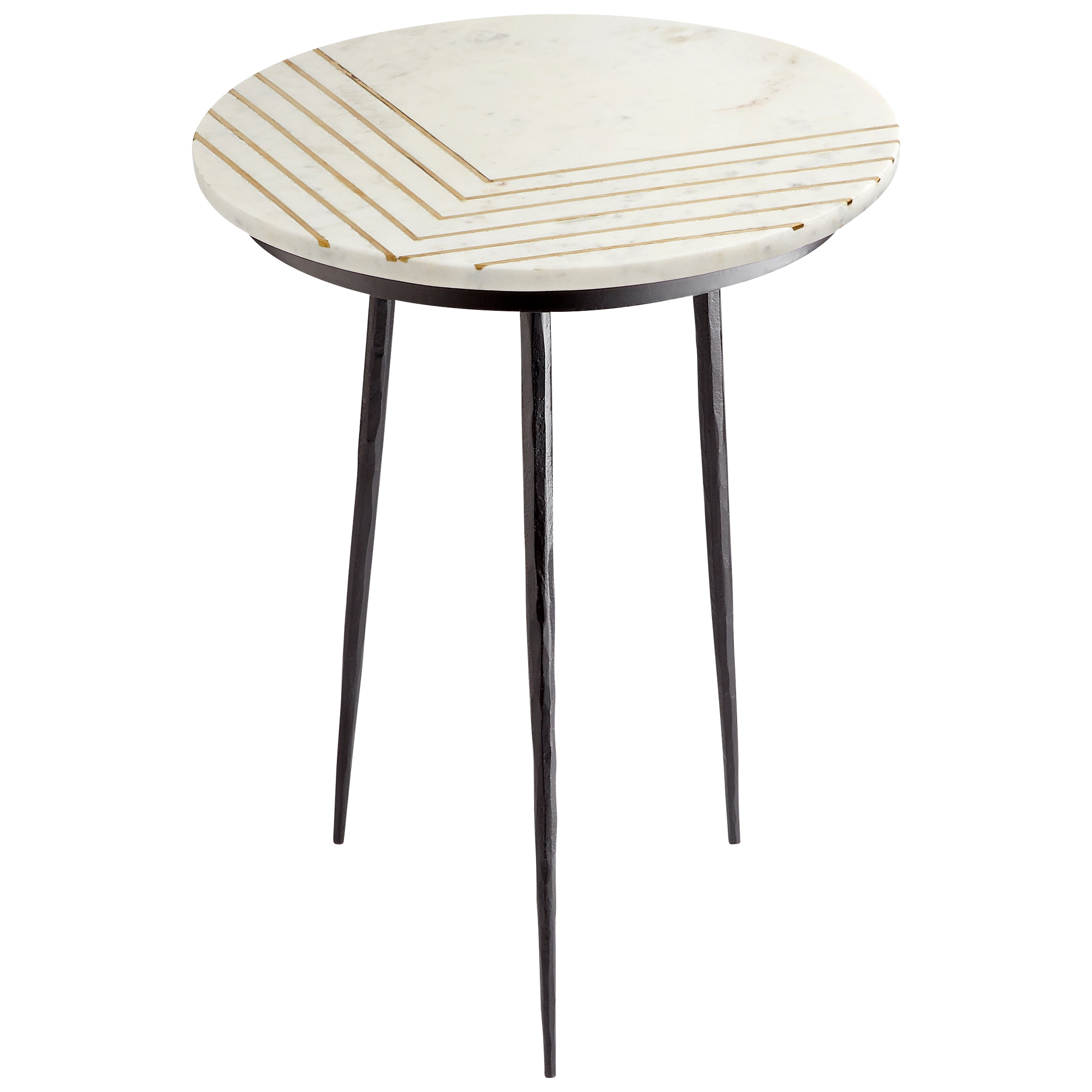Soliado Side Table In Black And White