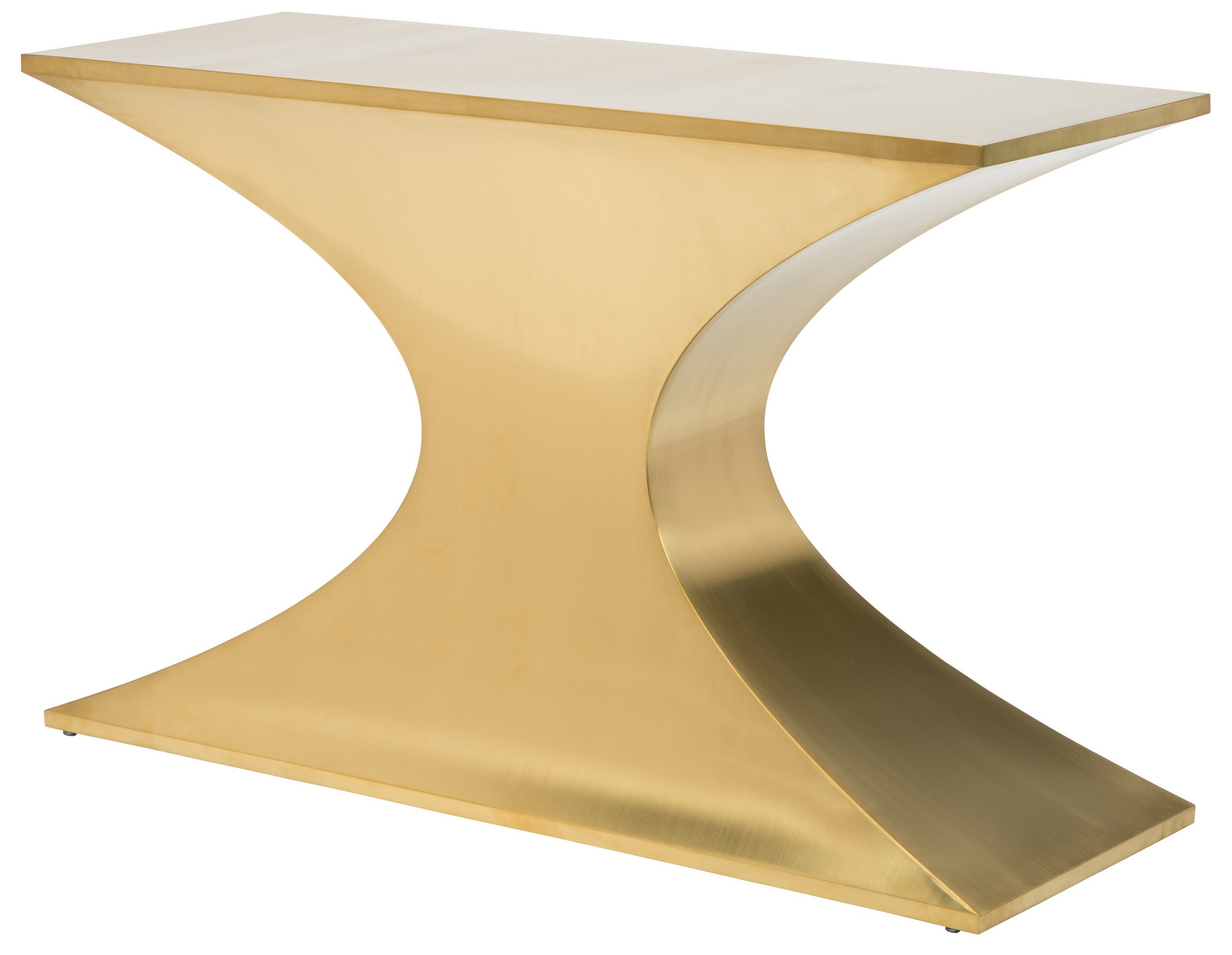PRAETORIAN GOLD METAL CONSOLE TABLE