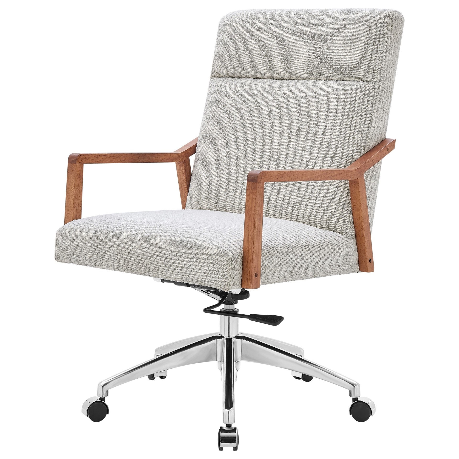 Beige fabric desk outlet chair