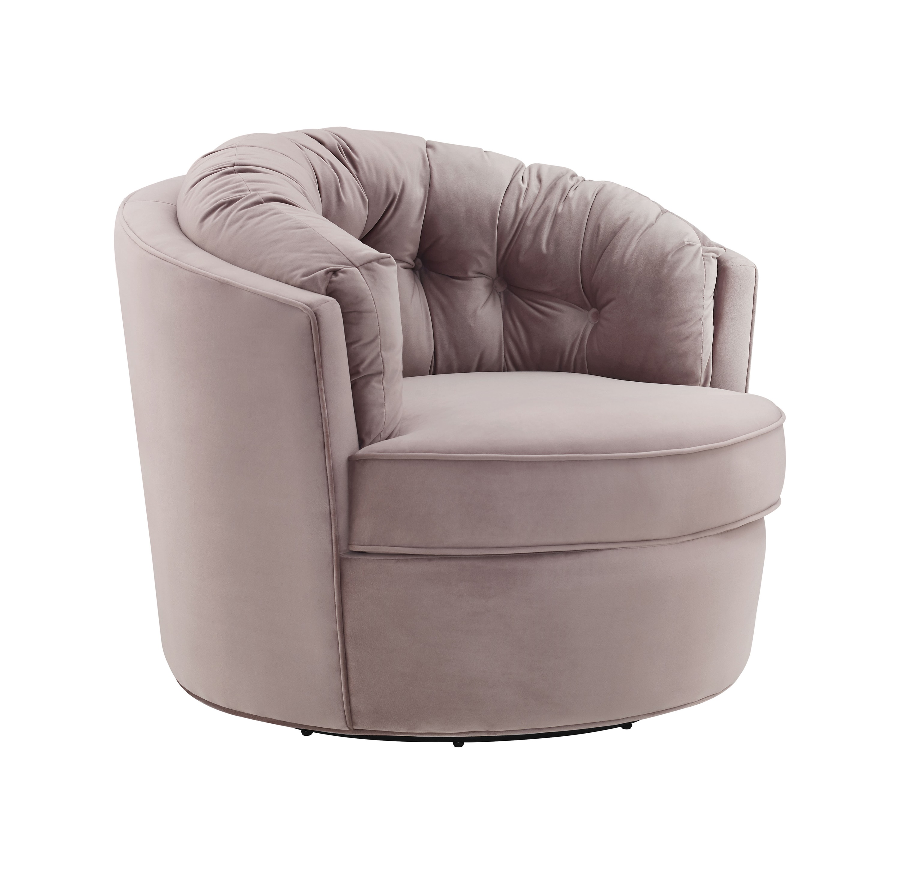 Mauve swivel chair sale