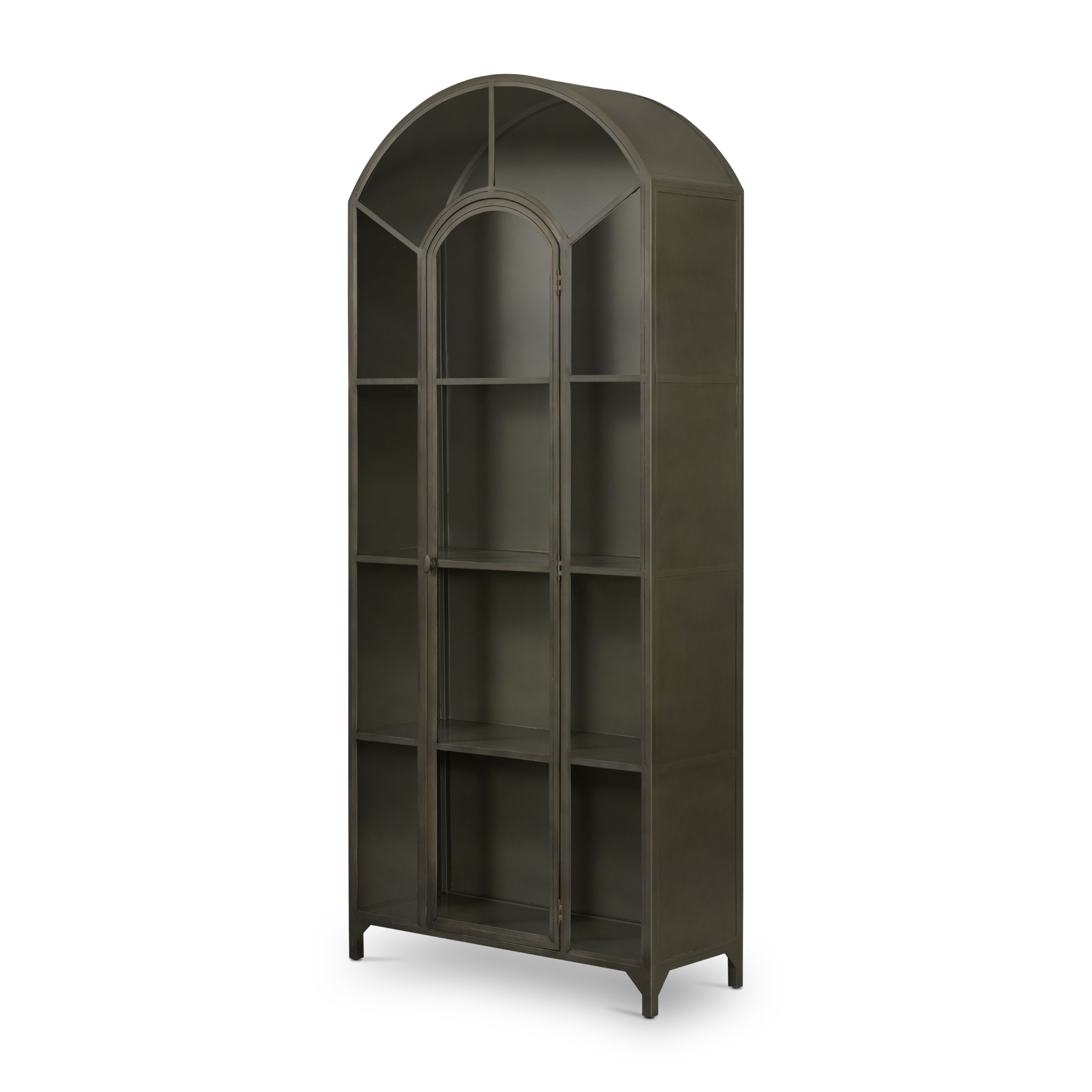 Belmont Metal Cabinet In Gunmetal