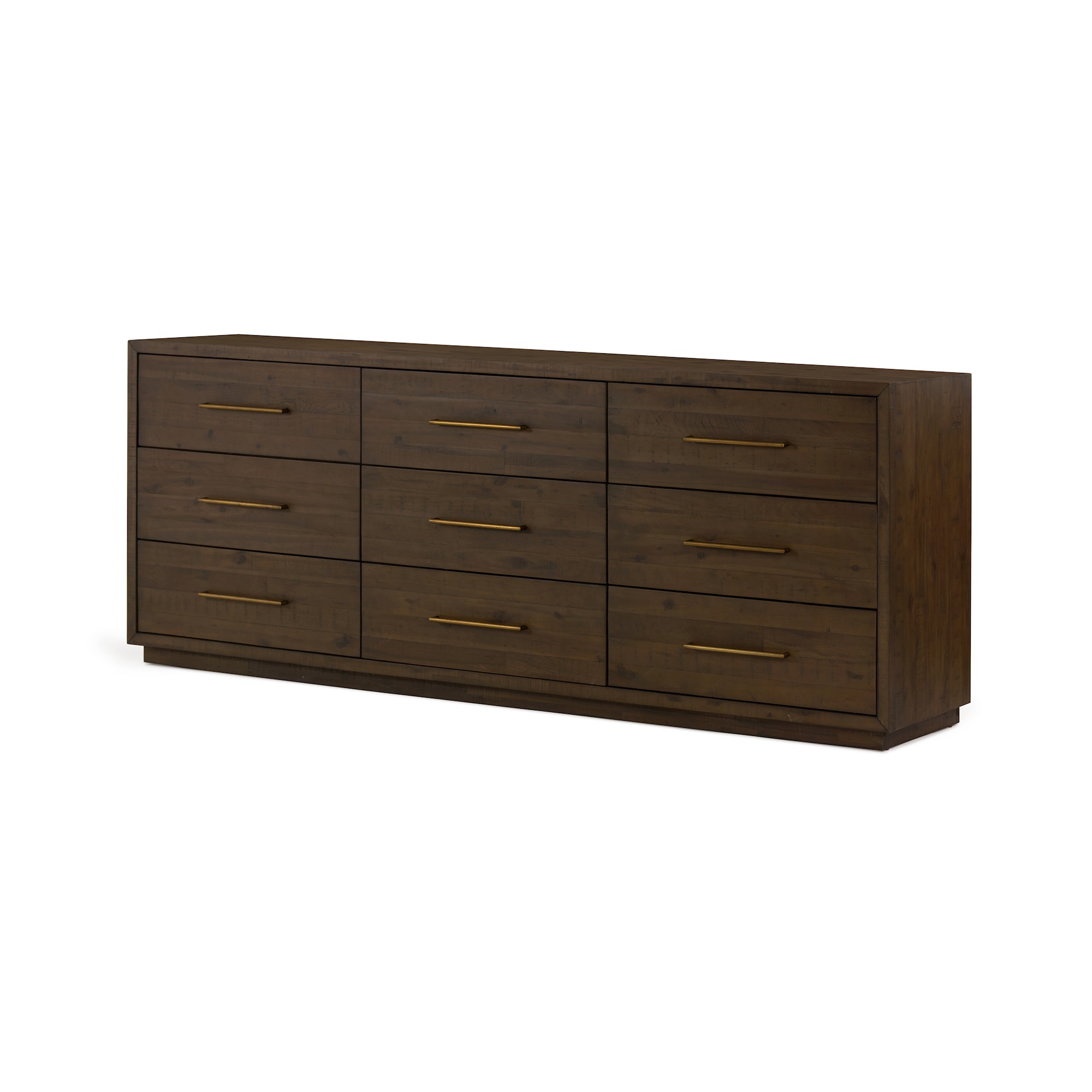 Suki 9 Drawer Dresser in Heritage Brown