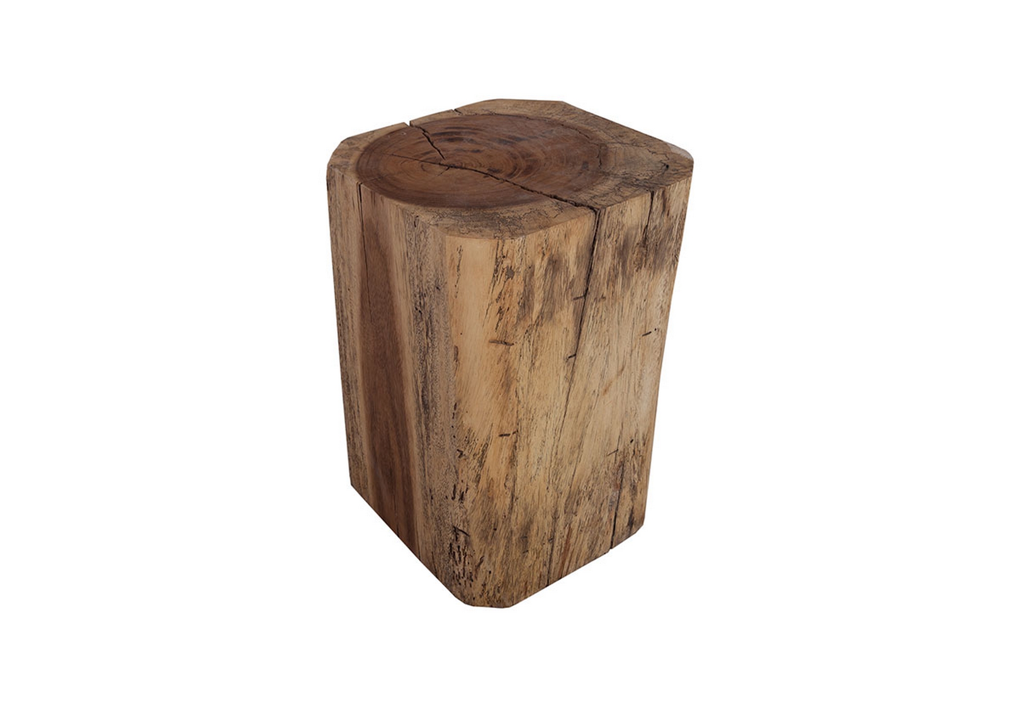 Square Wood Stool