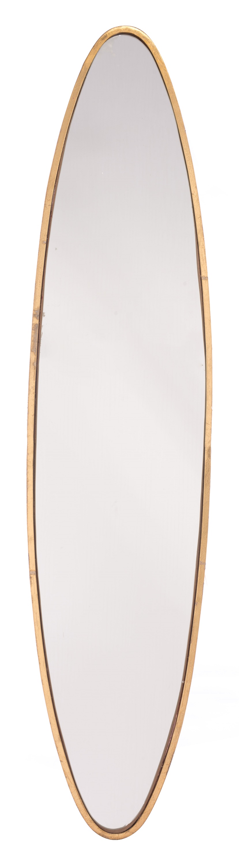 Large Oval Mirror Gold