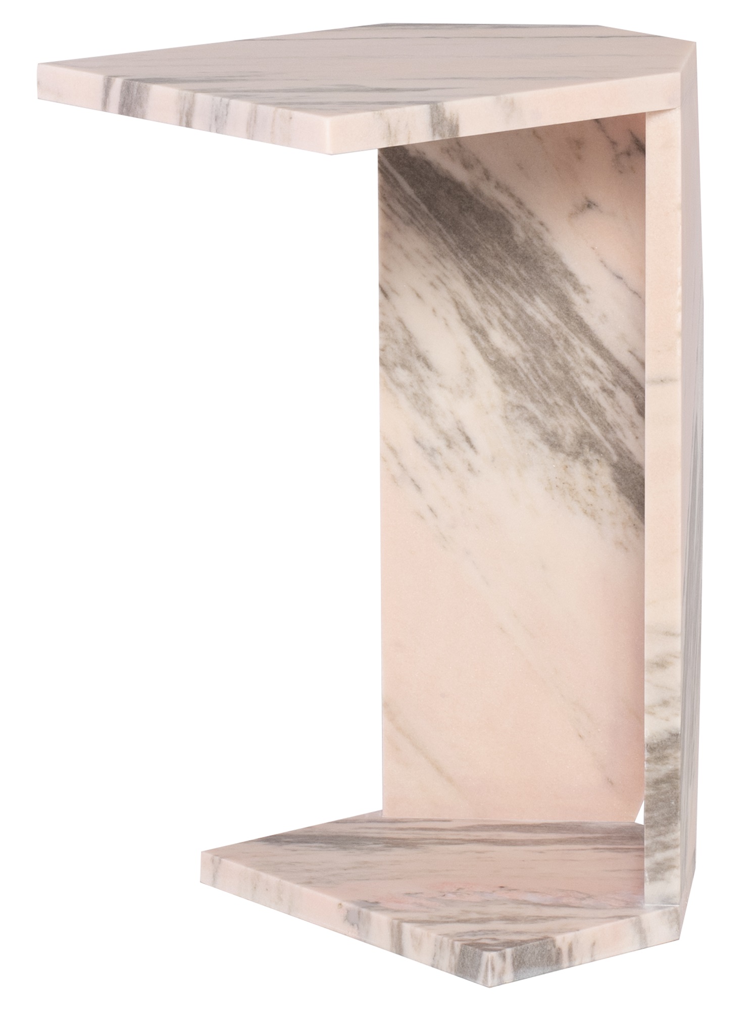 GIA SIDE TABLE in ROSA STONE