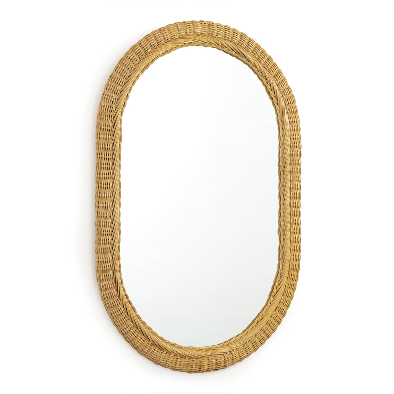 Bonjour Rattan Mirror in Neutral Rattan