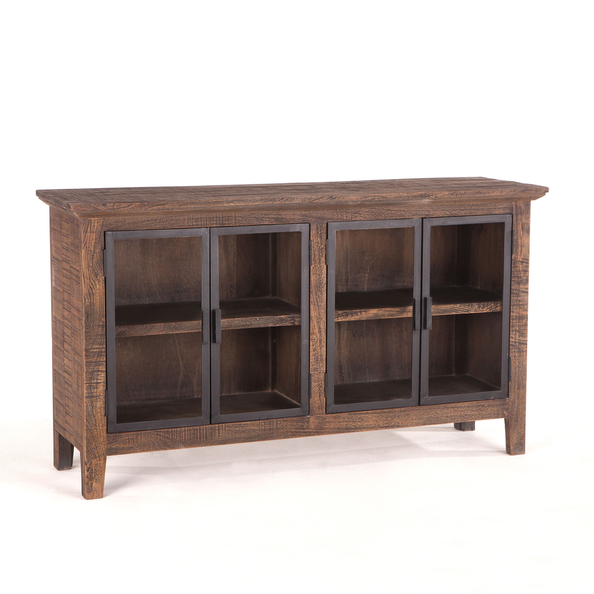 Carnegie 58-Inch Sideboard with Glass Doors