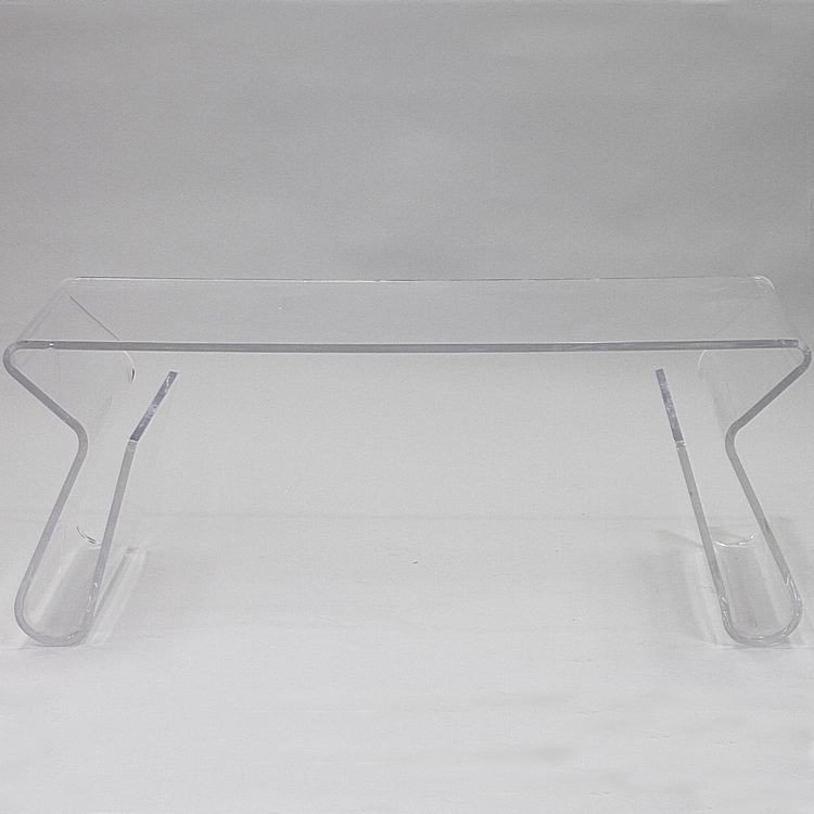 Acrylic Coffee Table - Magazine Holder