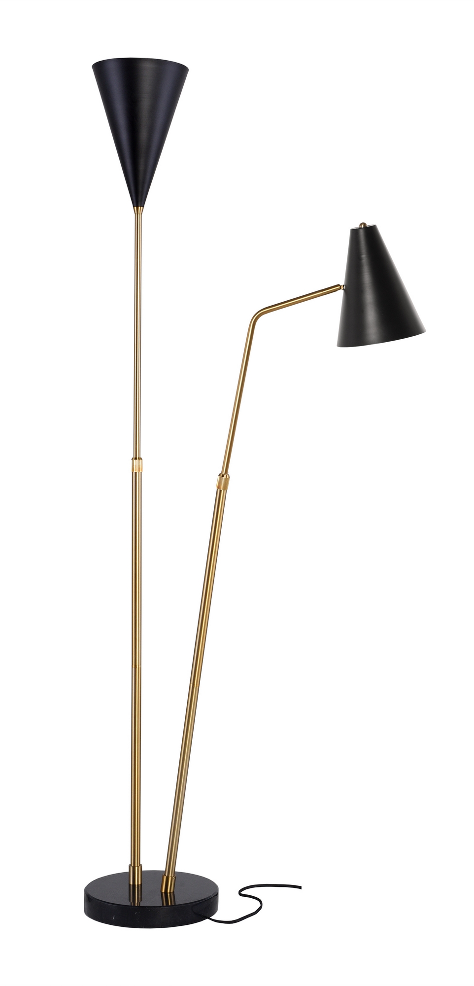 CELIKA FLOOR LIGHTING IN BLACK METAL SHADE