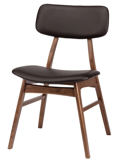Dmitry Dining Chair In Walnut|Black