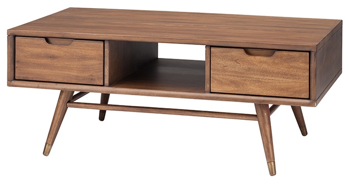 jake coffee table in walnut