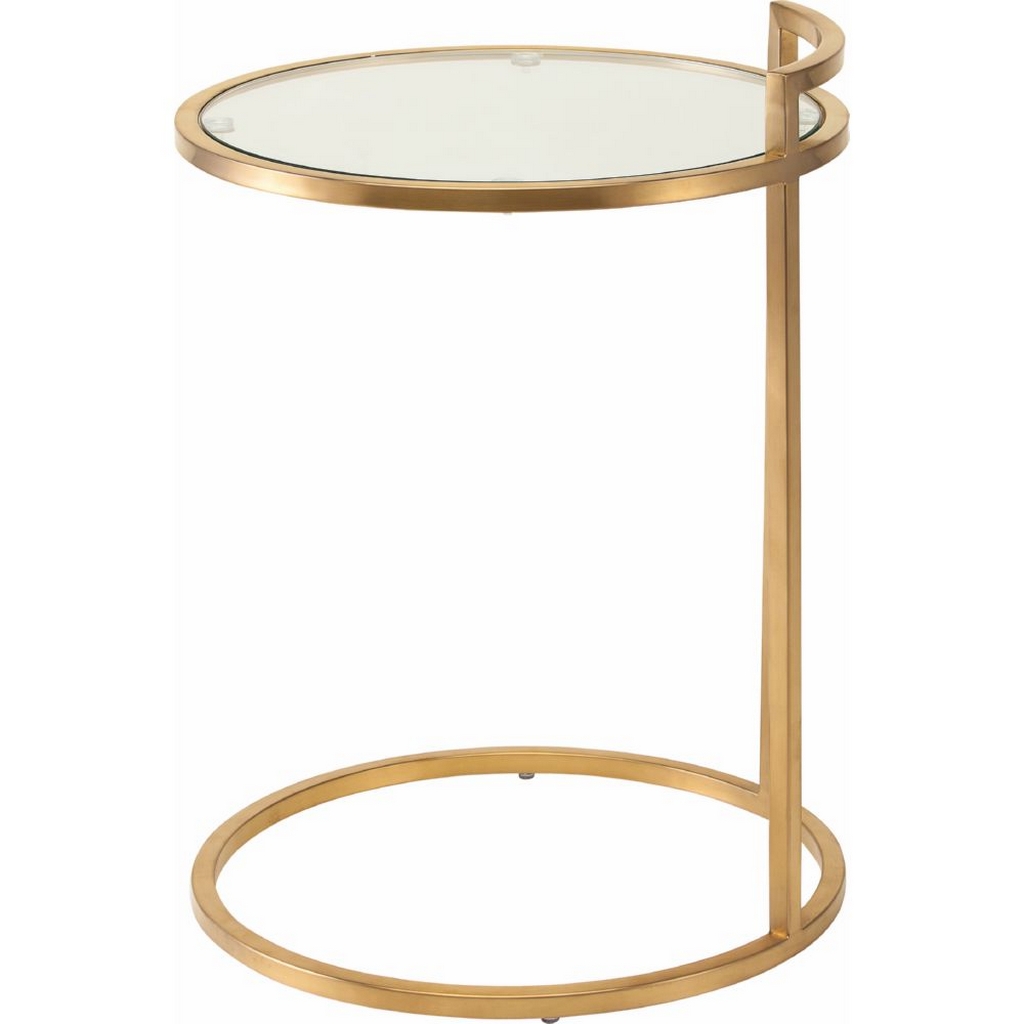 Allen Side Table, Gold