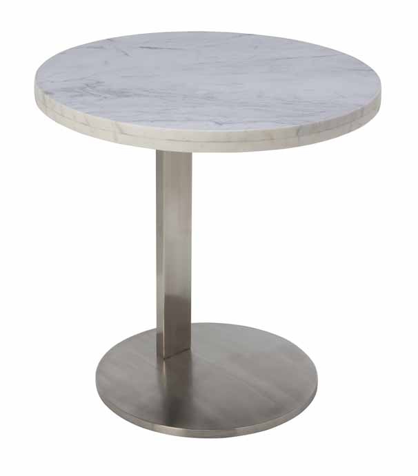 Cornet Side Table - White Marble