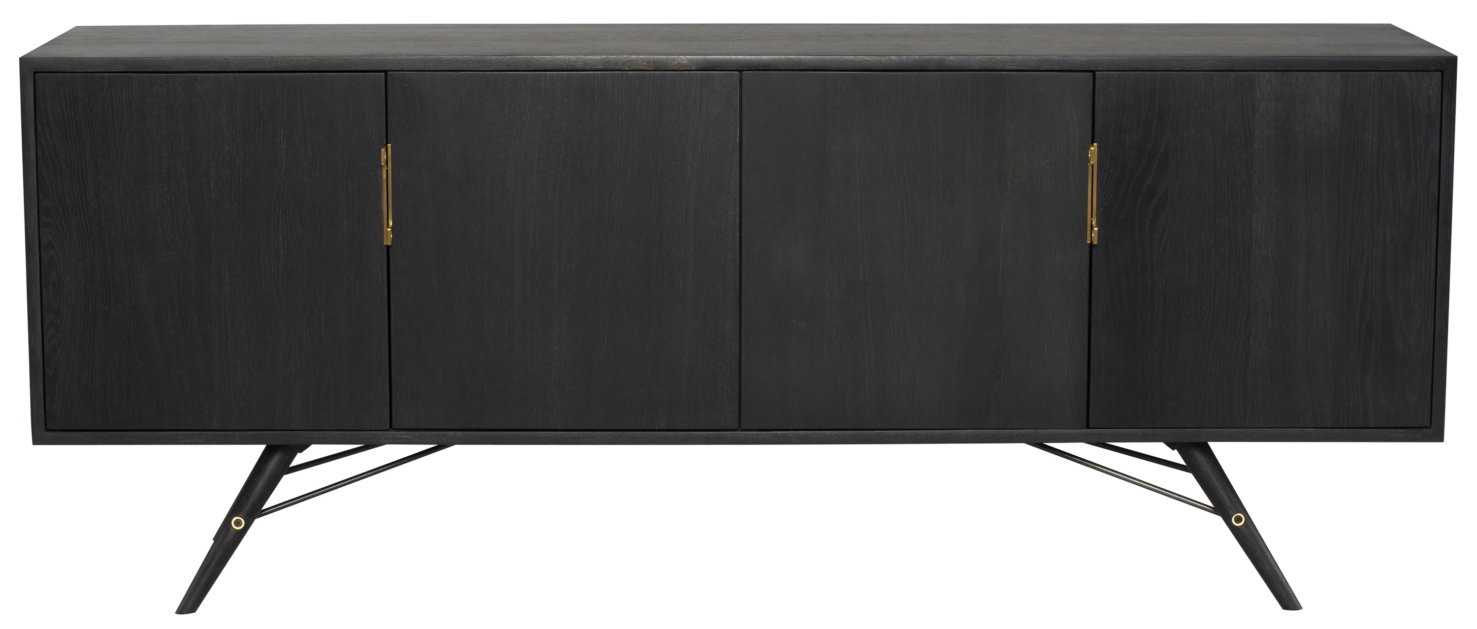 PIPER SIDEBOARD CABINET in EBONIZED WOOD with EBONIZED CABINET