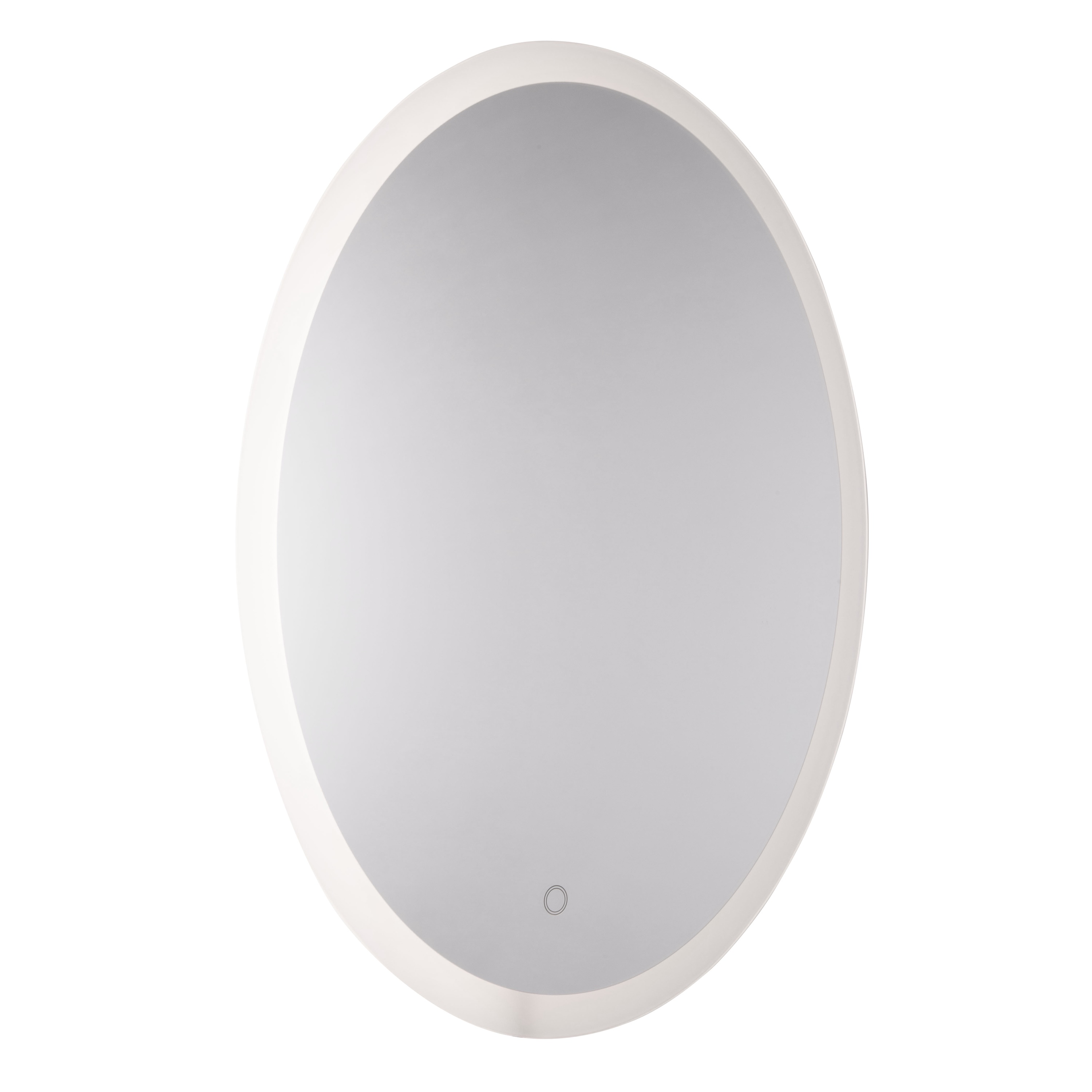 Reflections Oval LED Mirror in Frosted Edge