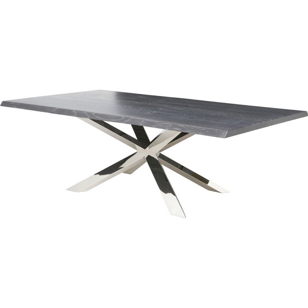 COUTURE DINING TABLE, OXIDIZED GREY 96