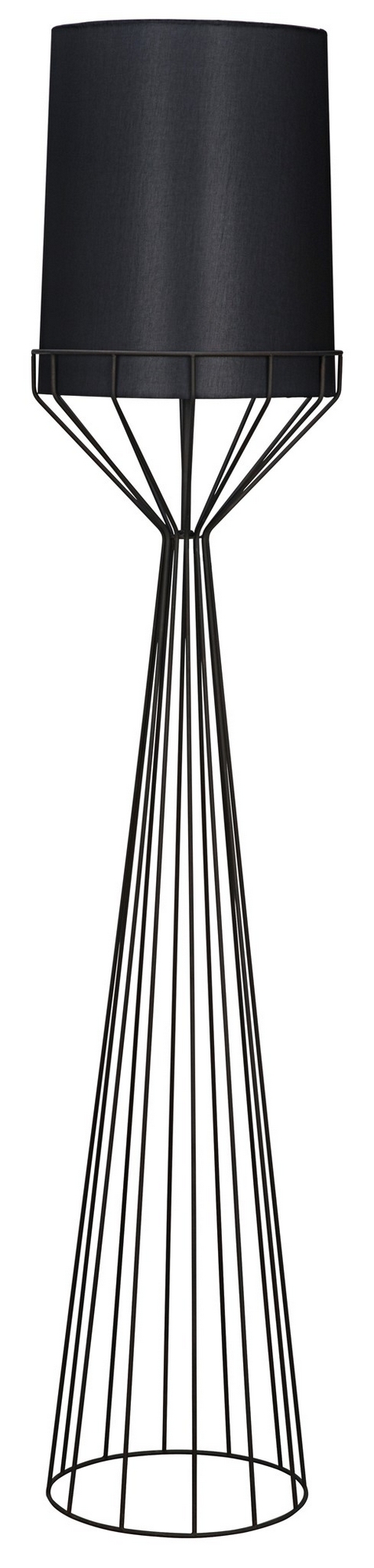 Portal Floor Lamp, A, Black Steel