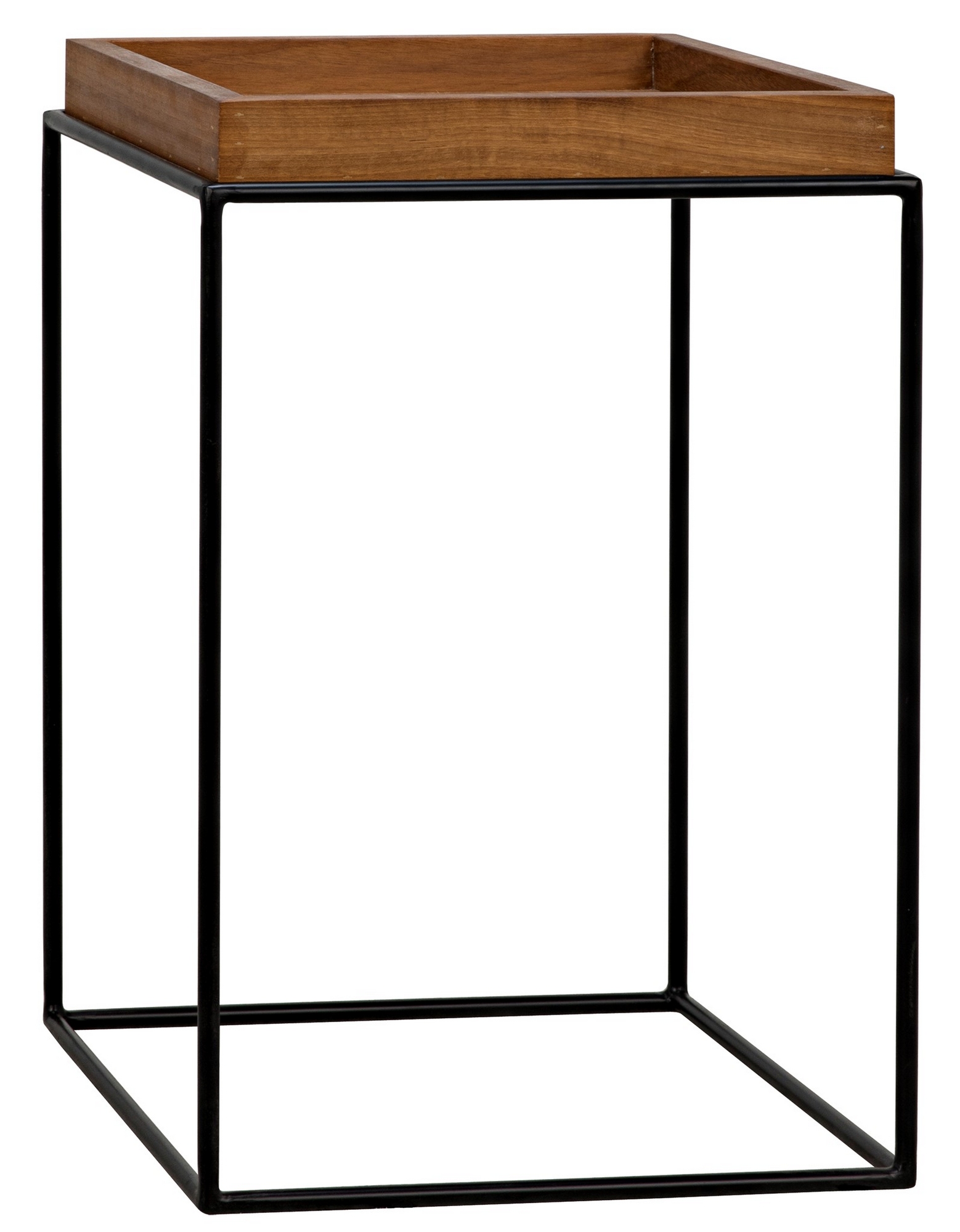 Sl03 Side Table, Metal Base with Gold