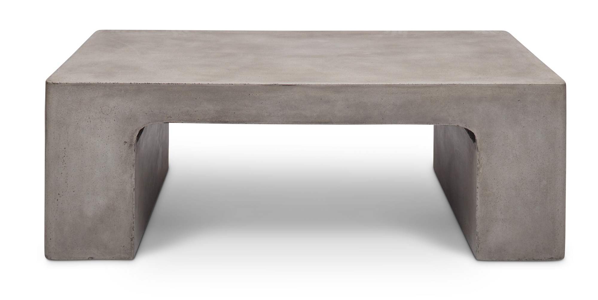 Gregory Concrete Coffee Table In Dark Gray